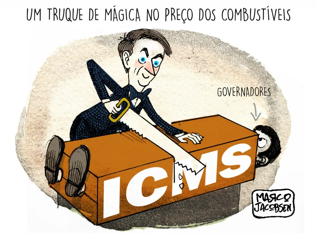 Imagem ilustrativa da imagem Charge 08/06/2022