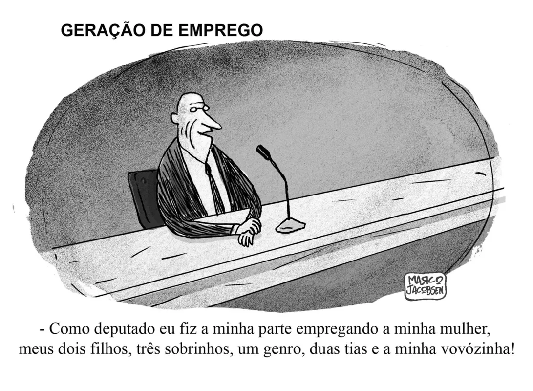 Imagem ilustrativa da imagem Charge do dia