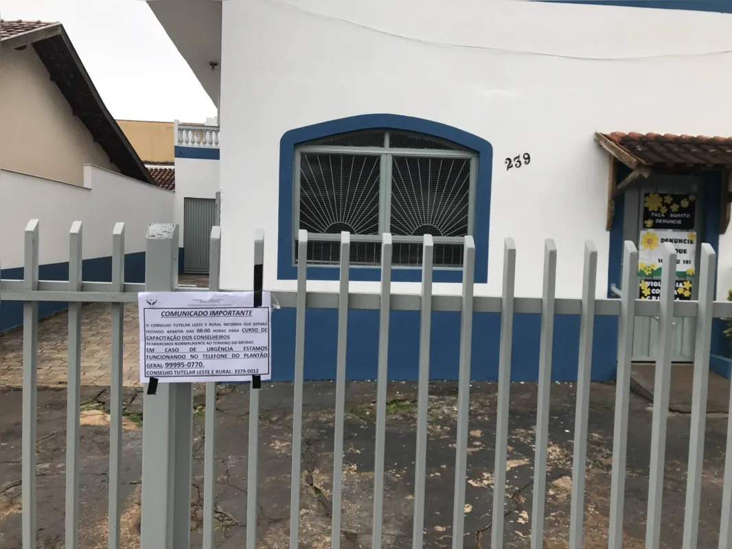 Conselho Tutelar da região Leste, localizado na rua Rouxinol, 239