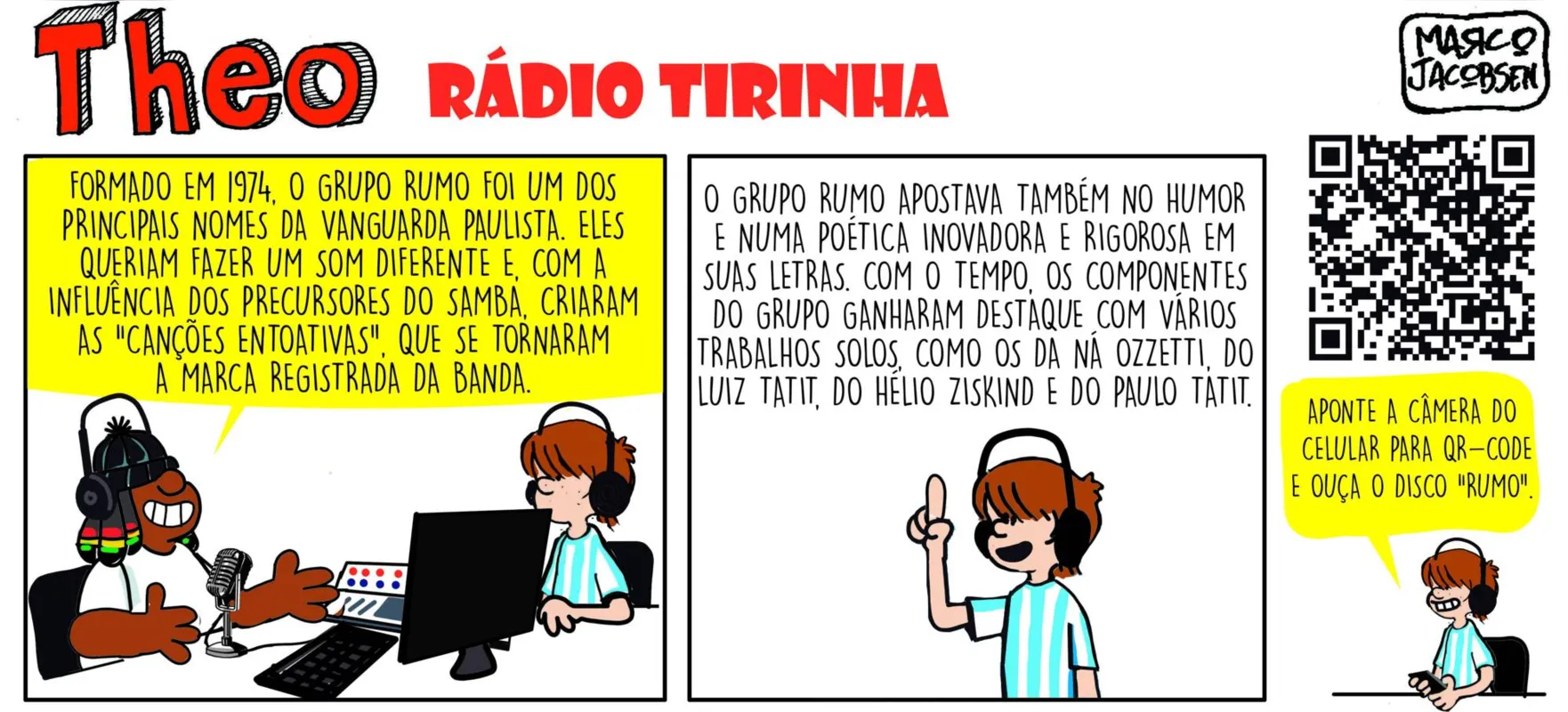 Imagem ilustrativa da imagem Divirta-se com as tirinhas
