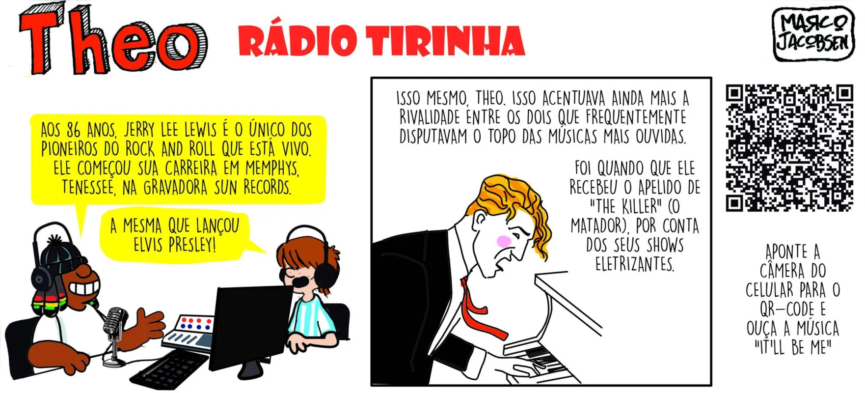 Imagem ilustrativa da imagem Divirta-se com as tirinhas