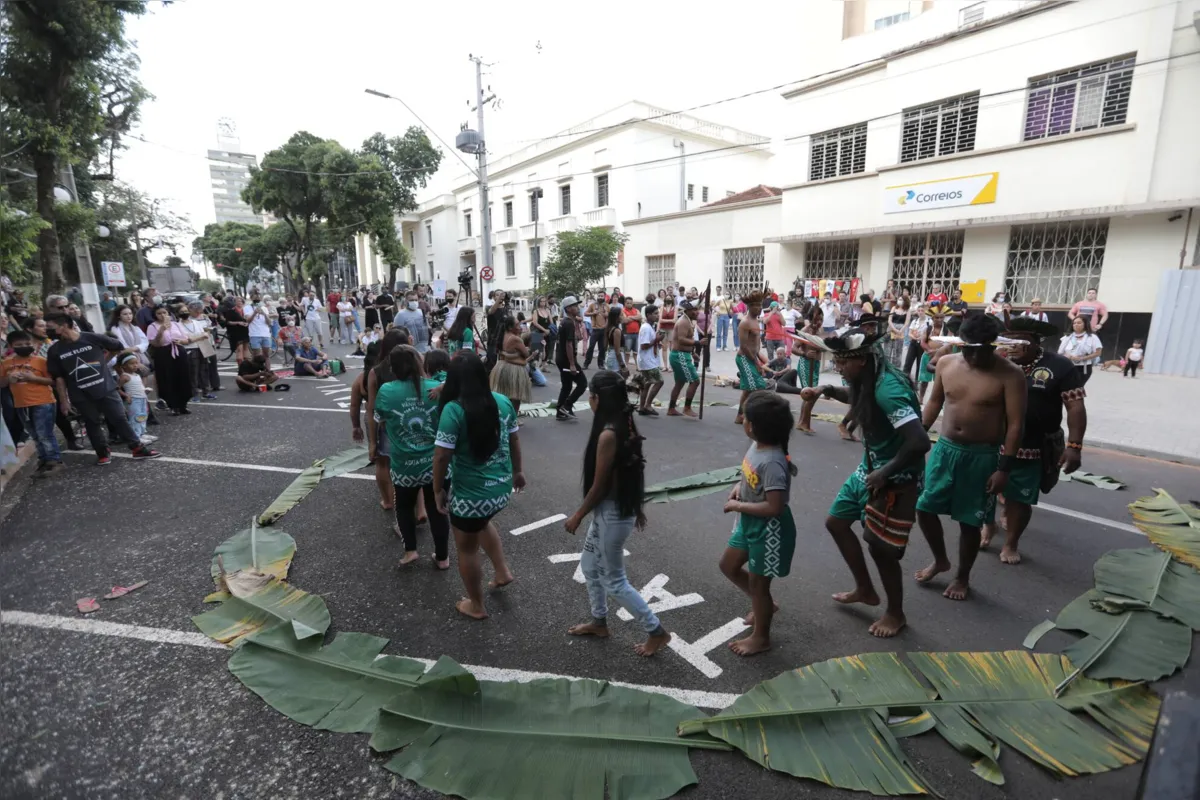 Indígenas de Apucaraninha prestigiaram o evento