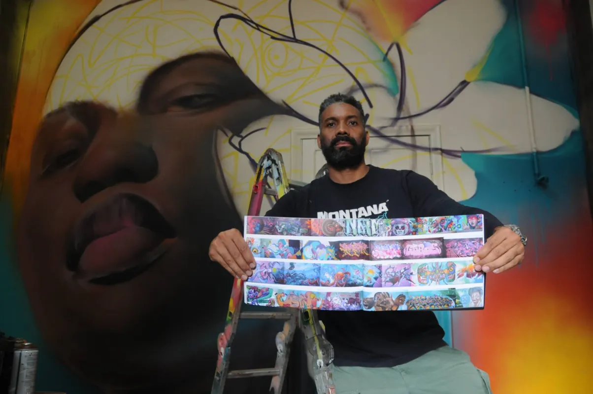Tadeu Fernandes de Lima Junior, o Carão: "Trata-se de um livro com 106 páginas com os trabalhos de todos os artistas que participaram do festival em 2021"