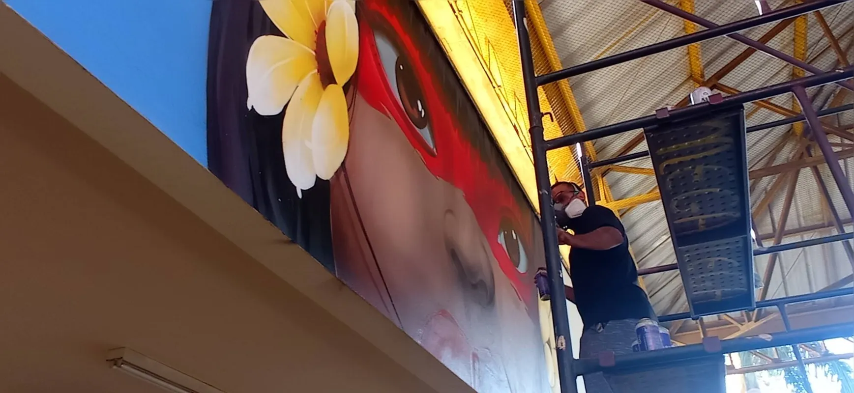 Imagem ilustrativa da imagem Grafite retrata parte da história da zona norte de Londrina