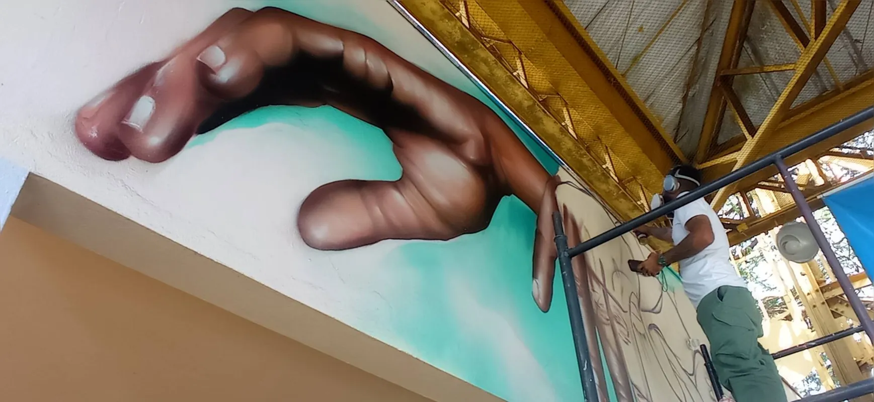 Imagem ilustrativa da imagem Grafite retrata parte da história da zona norte de Londrina