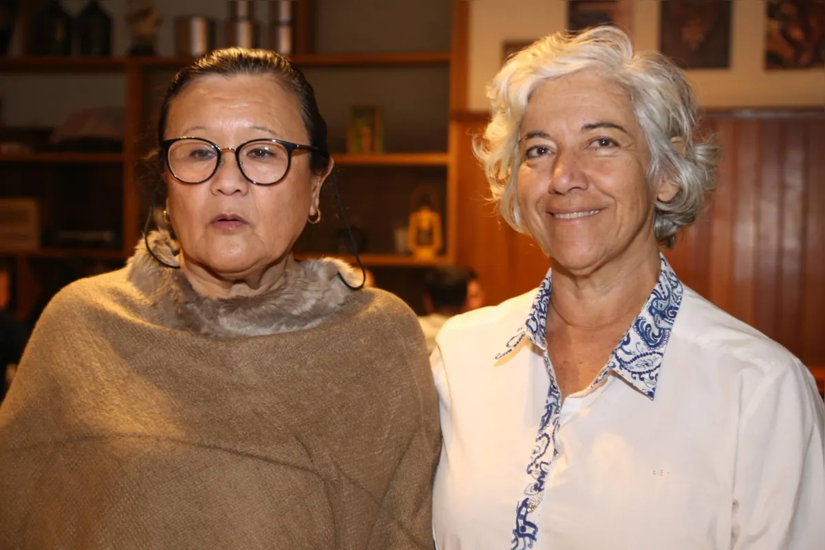A diretora secretaria Neuza Tomimatsu e a suplente Lilian Miranda Órion