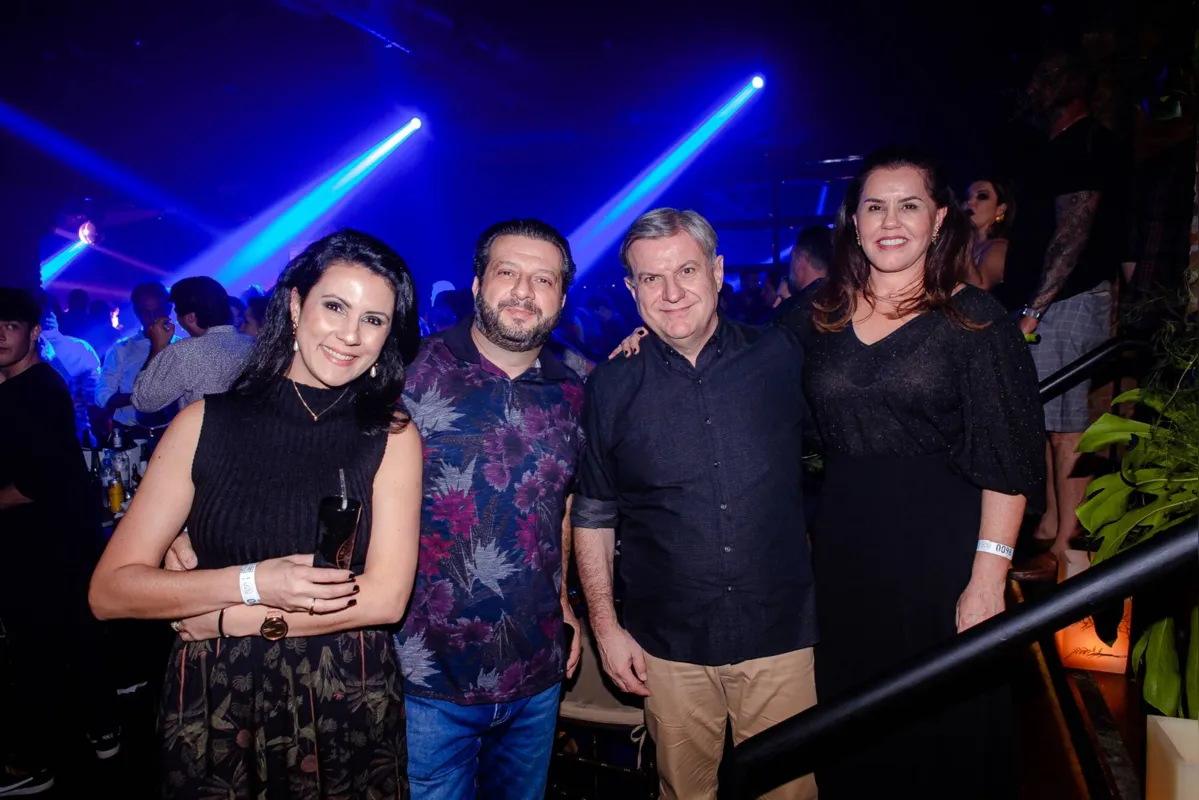Érica e Ricardo Rennó, Jorge e Eliana Buselatto