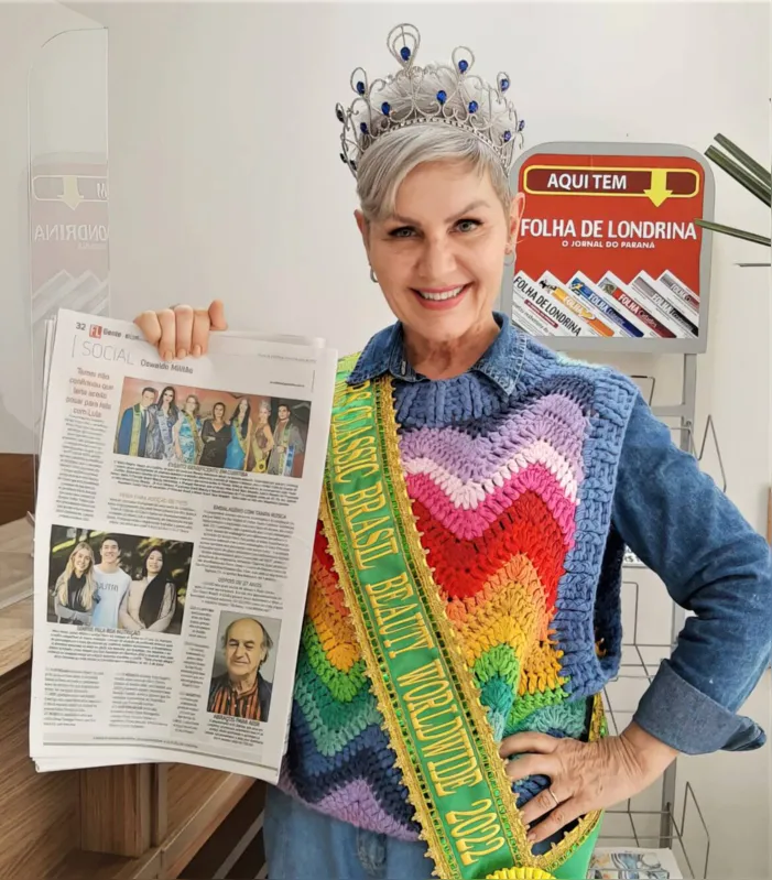 Imagem ilustrativa da imagem Miss visita a FOLHA