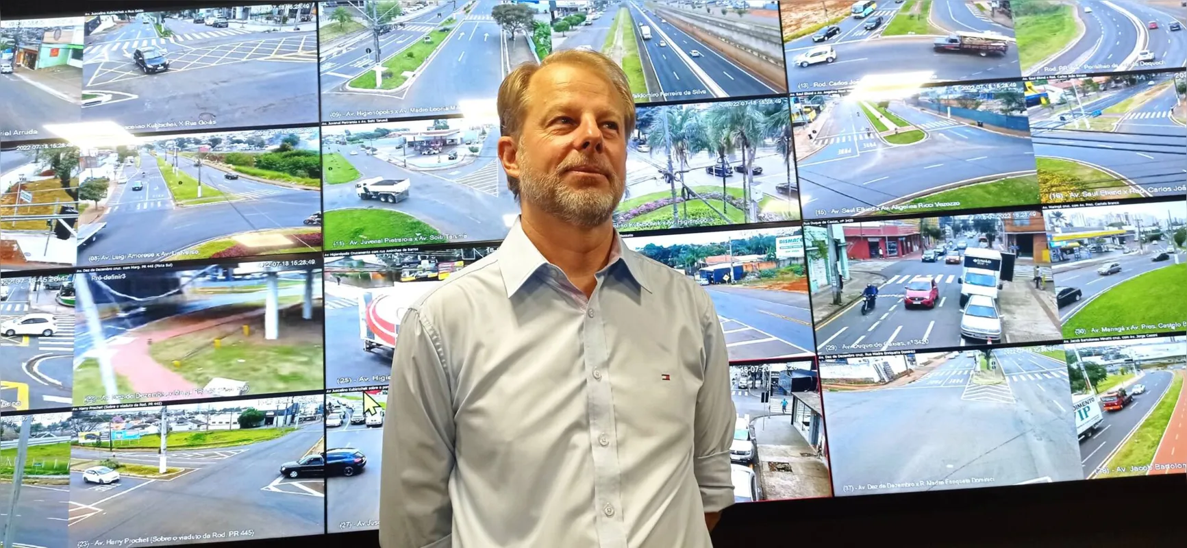 O Major Mário Celso Andrade aposta no uso de tecnologia para definir estratégias para reduzir o número de acidentes e de mortes no trânsito de Londrina.