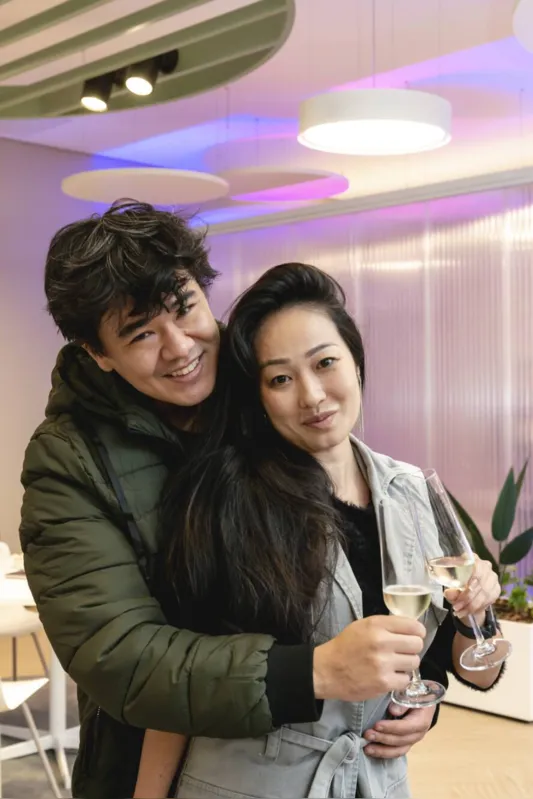Flávio Shimada e Fernanda Shizue Aymoto