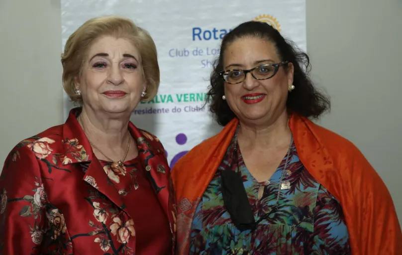 A presidente Dalva Vernillo e a jornalista Andrea Monclar, que deixa o cargo.