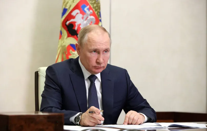 Mikhail Klimentyev/Sputnik/AFP 

As declarações de Putin vêm em meio a discussões da UE sobre novo pacote de sanções contra Moscou