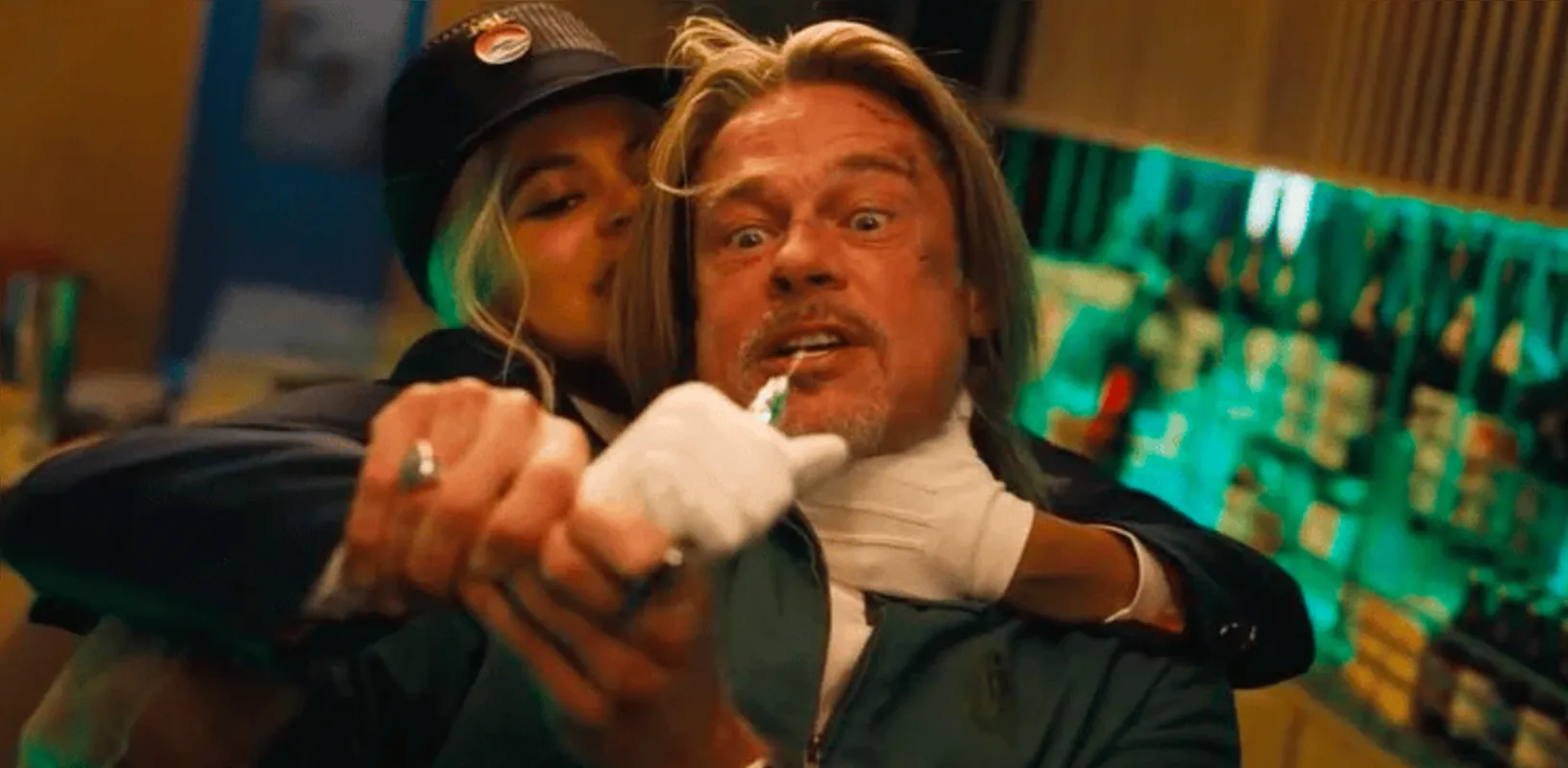 Imagem ilustrativa da imagem Brad Pitt é o astro de Trem-Bala, estreia da semana