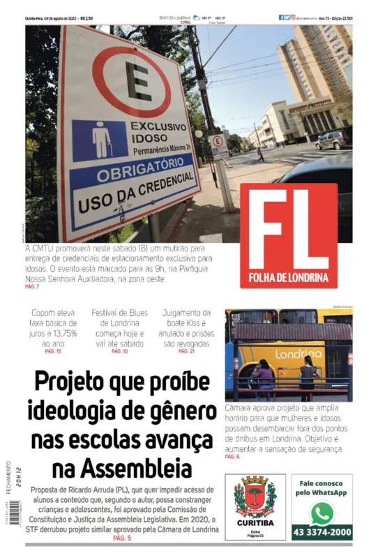 Imagem ilustrativa da imagem Capa 04/08/2022