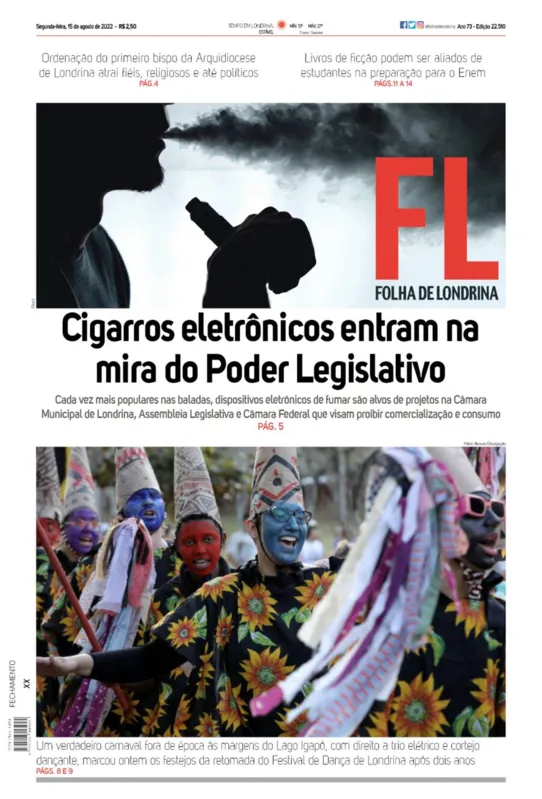 Imagem ilustrativa da imagem Capa 15/08/2022