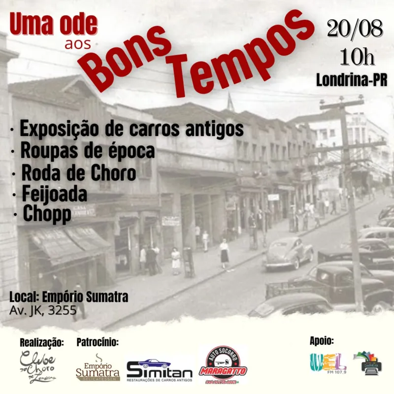 Imagem ilustrativa da imagem Clube do Choro promove "Uma Ode aos Bons Tempos"