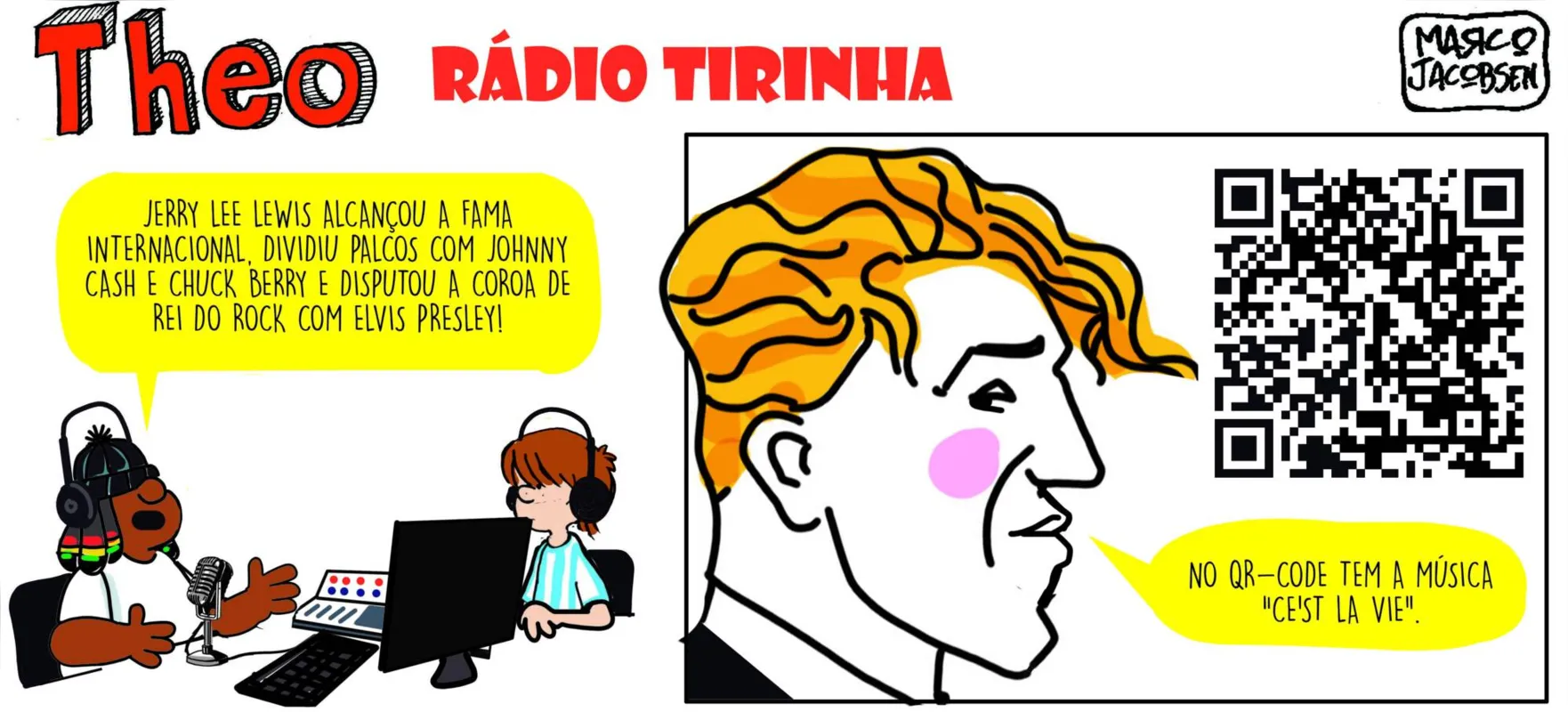 Imagem ilustrativa da imagem Divirta-se com as tirinhas