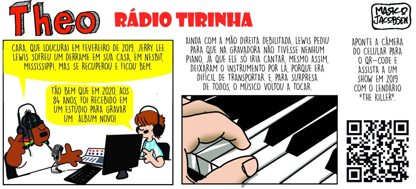 Imagem ilustrativa da imagem Divirta-se com as tirinhas