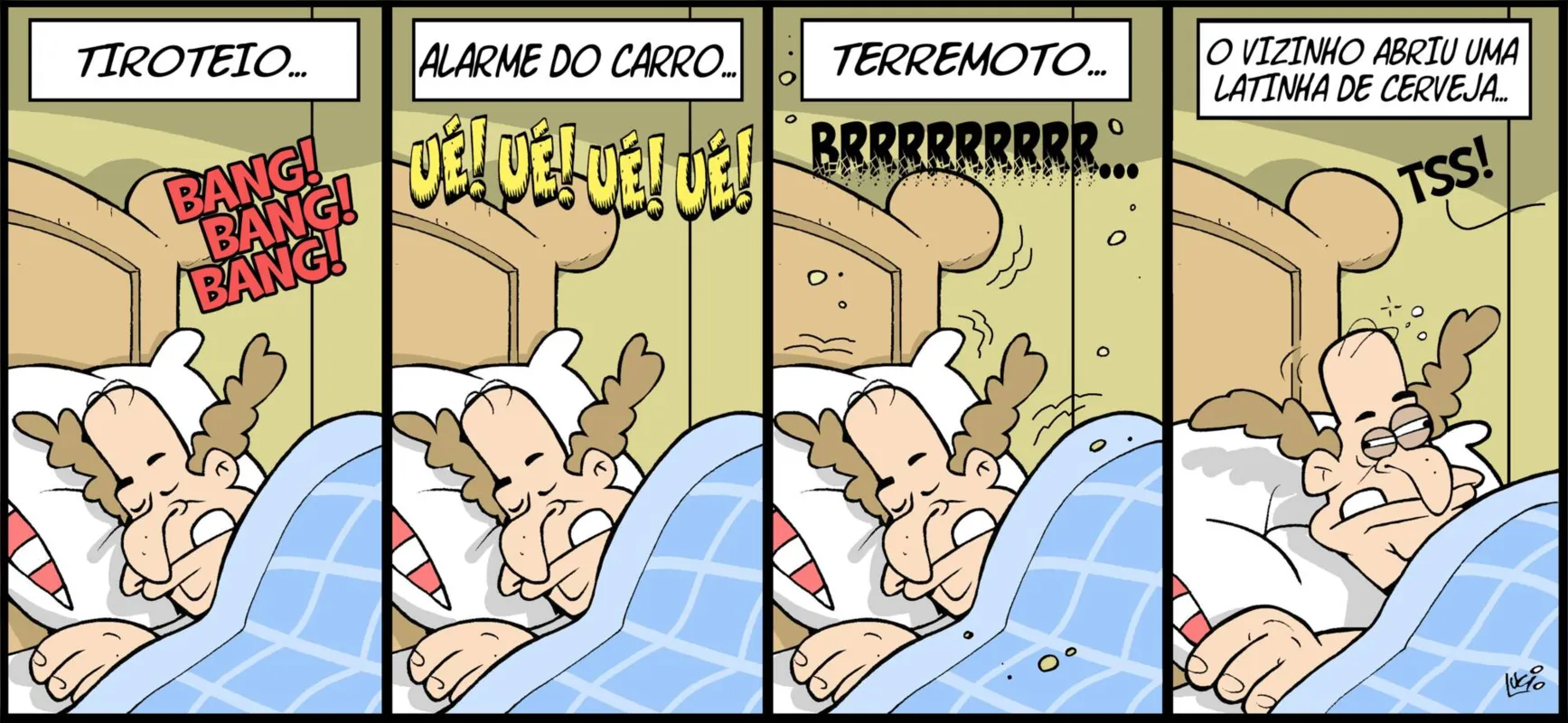 Imagem ilustrativa da imagem Divirta-se com as tirinhas