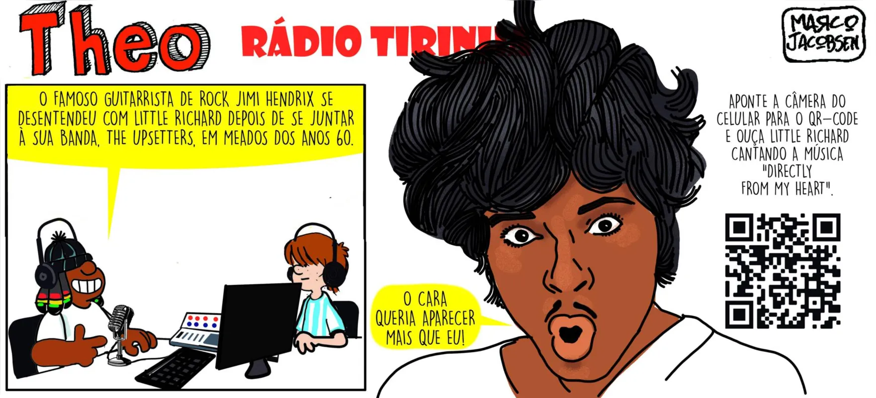 Imagem ilustrativa da imagem Divirta-se com as tirinhas