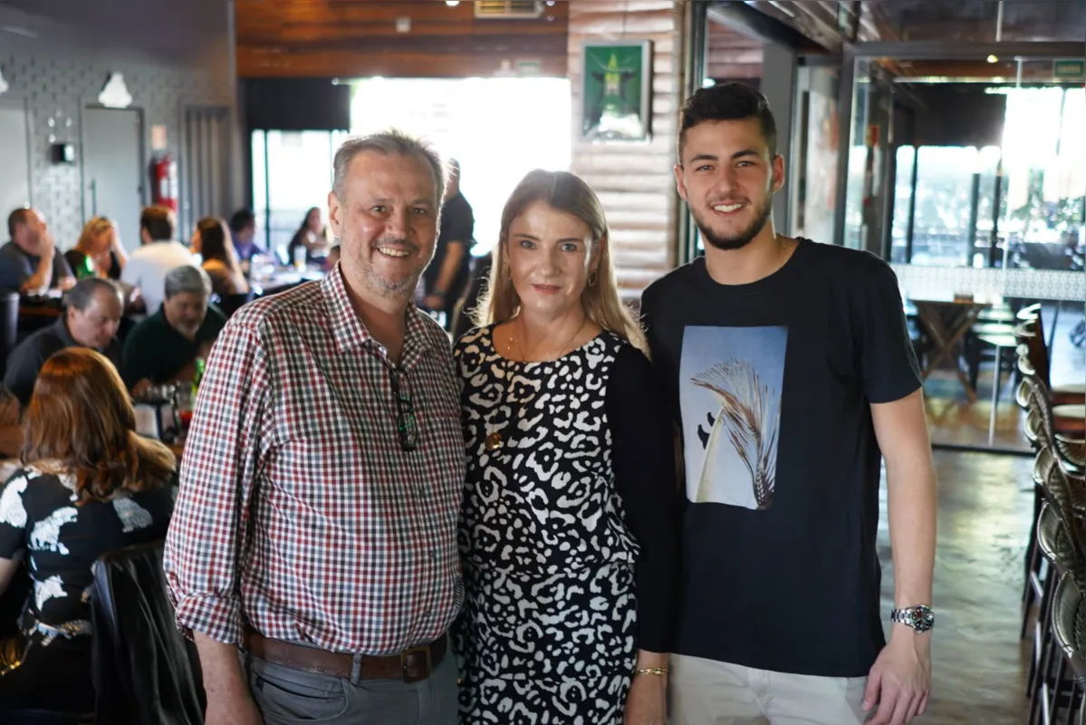 Marcelo, Letícia e Marcelinho Favaro