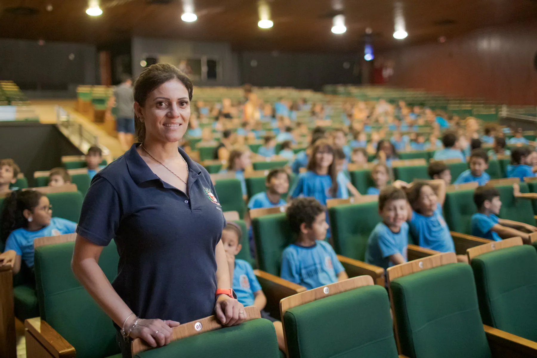Debora Aguiar, professora do 2º ano da Escola Municipal Arthur Thomas: projeto já envolve 300 alunos