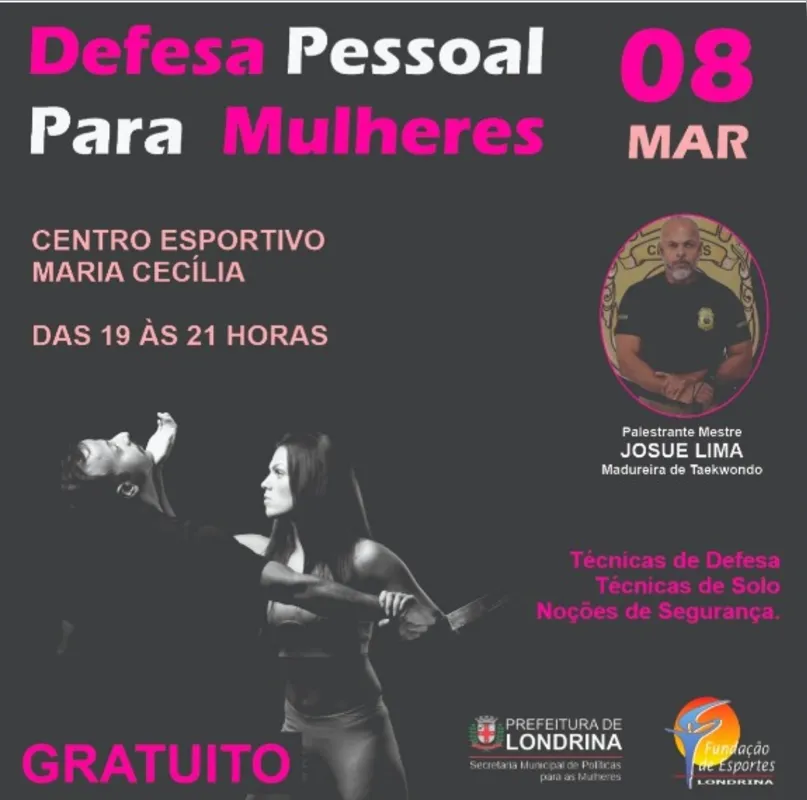 Imagem ilustrativa da imagem #8M Fundação de Esportes de Londrina promove atividades especiais para mulheres