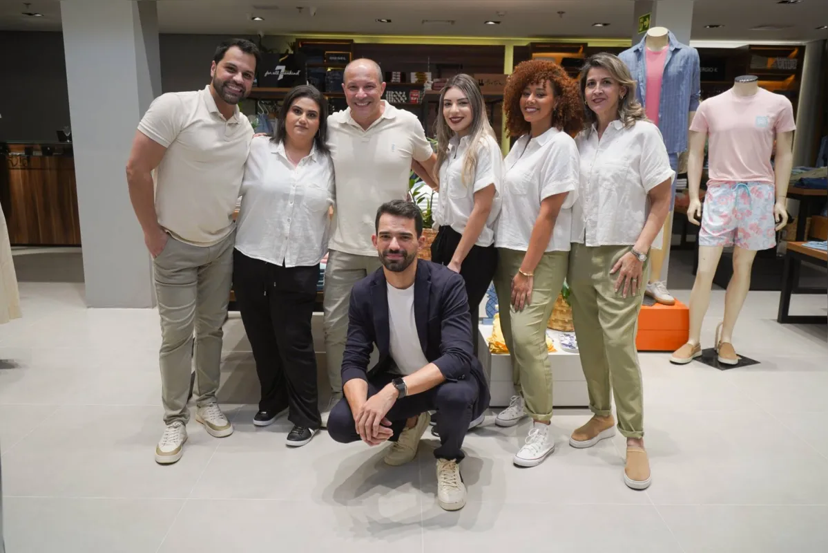 A equipe Fuzzo Menswear Londrina liderada pelo manager Deivid Bernardino