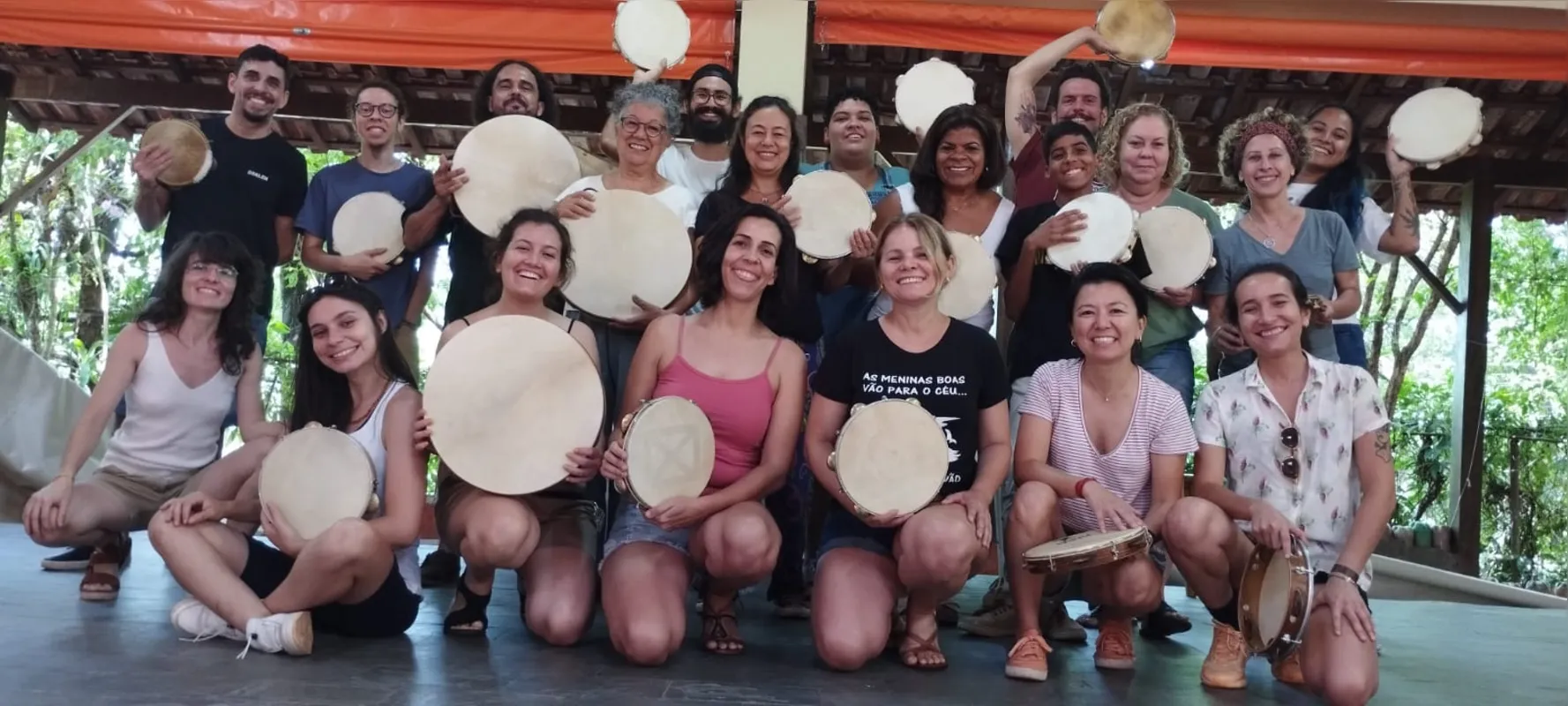 A Orquestra de Pandeiros se apresenta no domingo (18) e na segunda-feira (19)