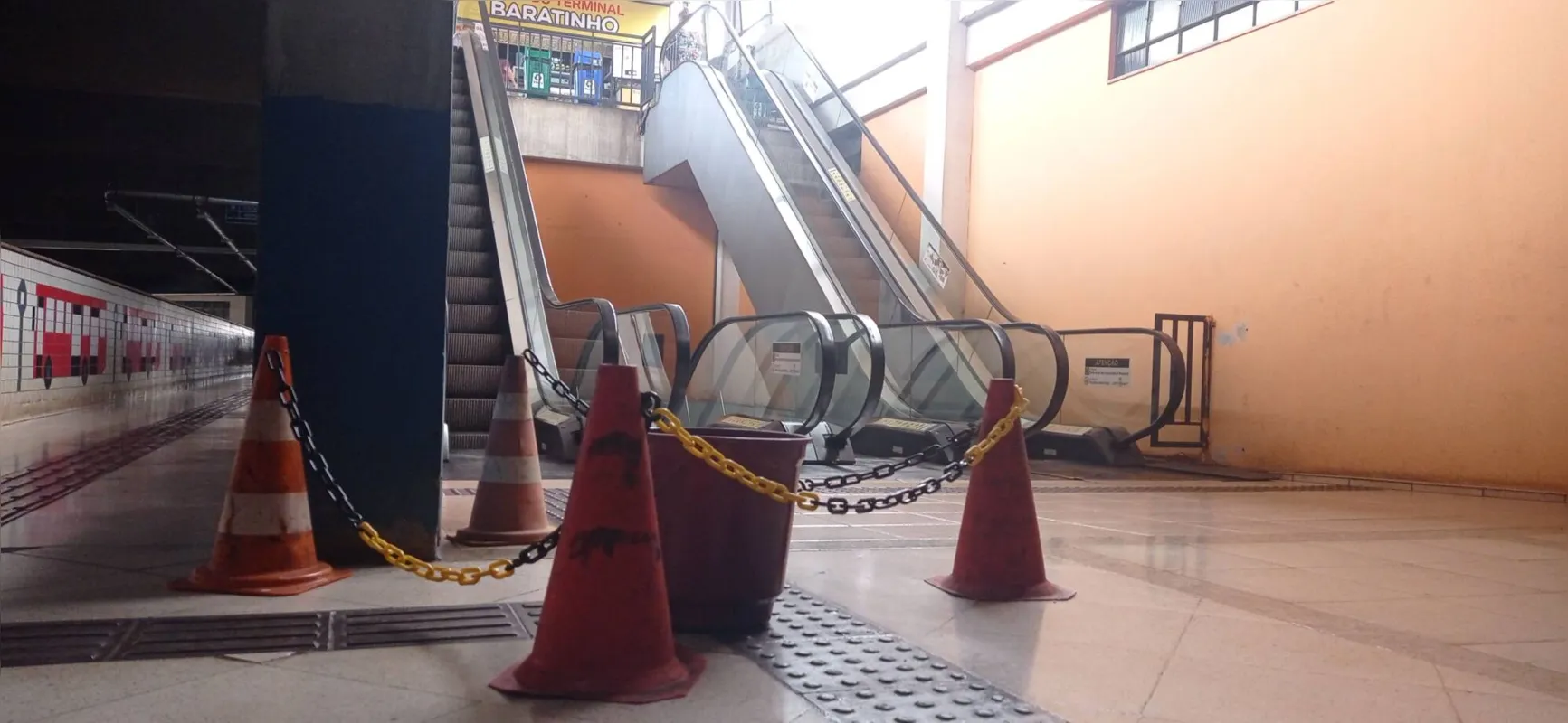 Obras no Terminal Central estão no início: previsão de conclusão em maio, ao custo de R$ 2,3 milhões