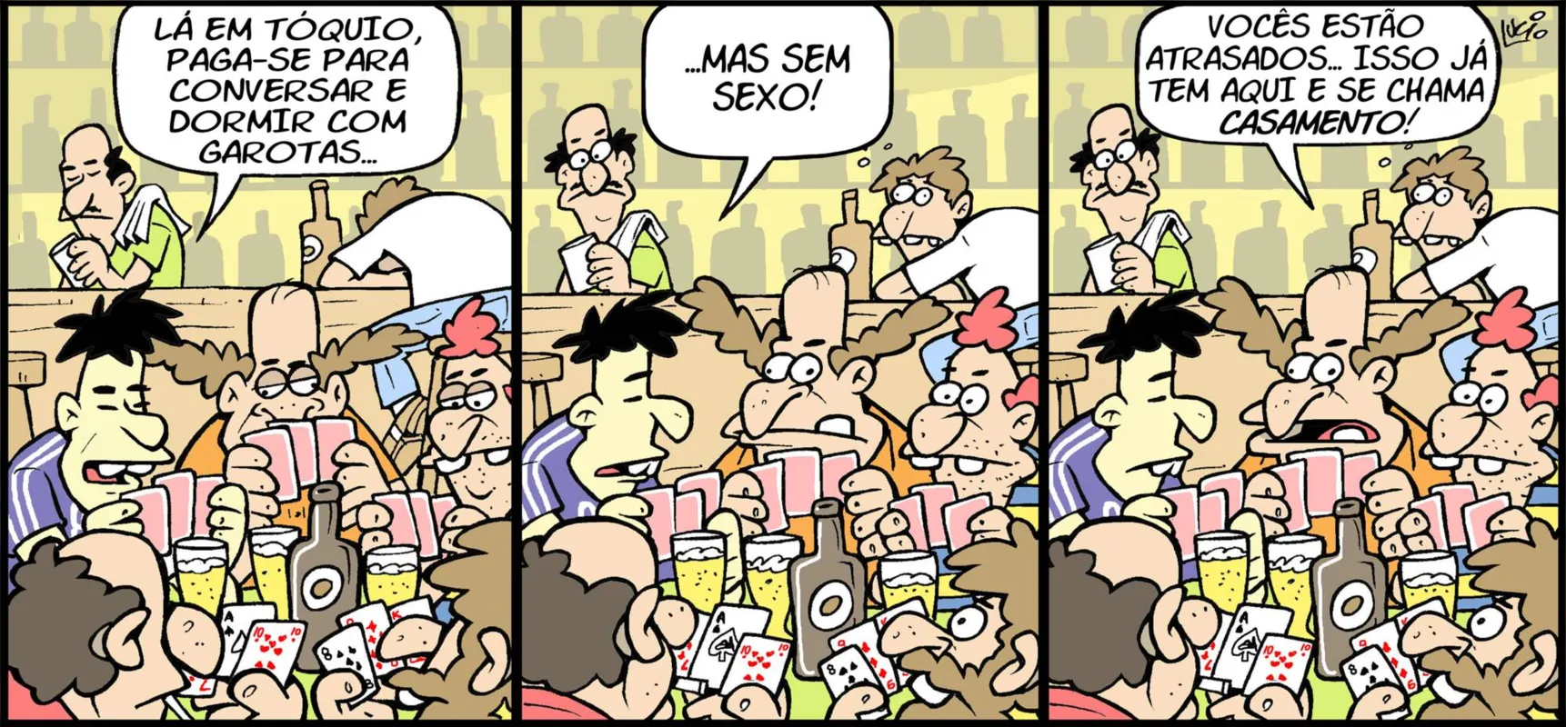 Imagem ilustrativa da imagem As tirinhas de Theo e Edibar vão divertir seu dia