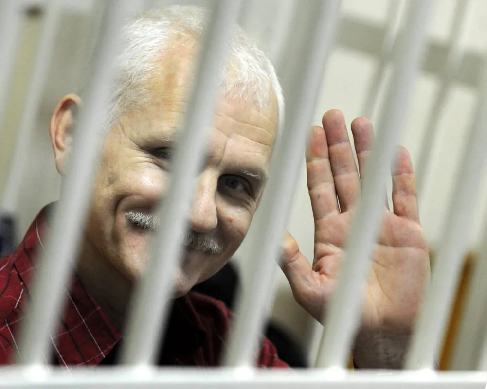 O ativista Ales Bialiatski, da Belarus, que está preso, foi um dos escolhidos pelo comitê