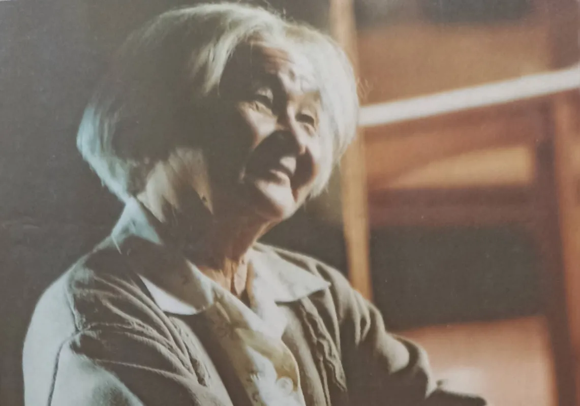 Aya Ono, aos 77 anos, em cena de 'Gaijin - Ama-me Como Sou", filmado em Londrina