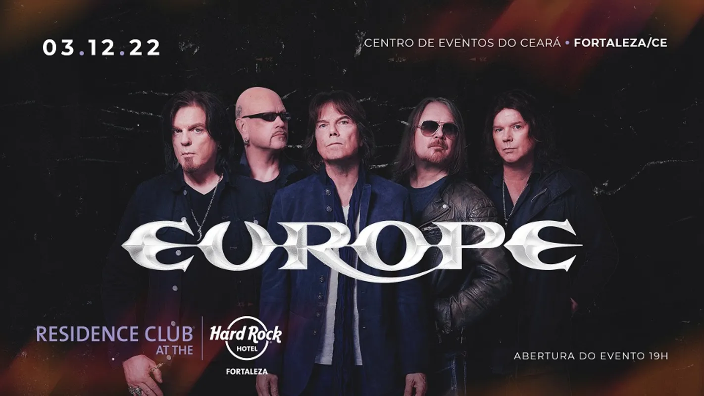 Imagem ilustrativa da imagem Banda Europe faz show no Hard Rock Hotel de Fortaleza