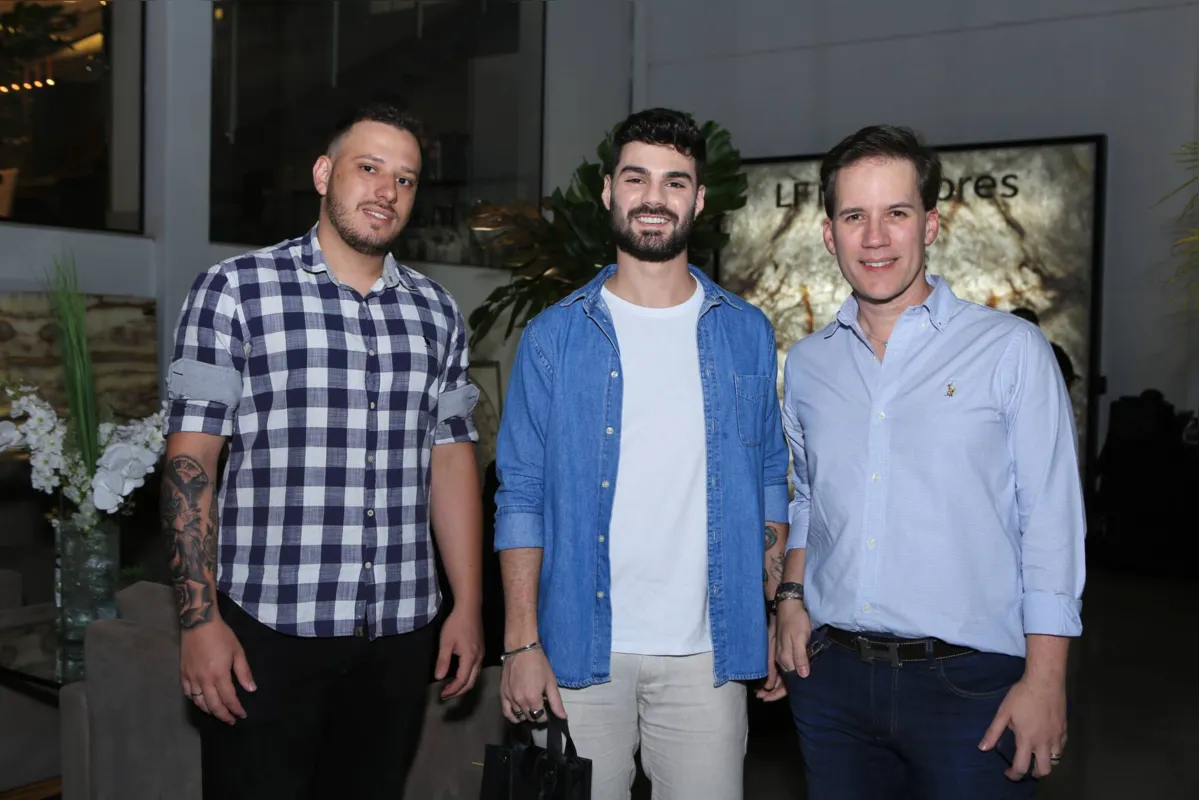 Pedro Henrique Marques, Gabriel Bombarda e Ricardo Grangera