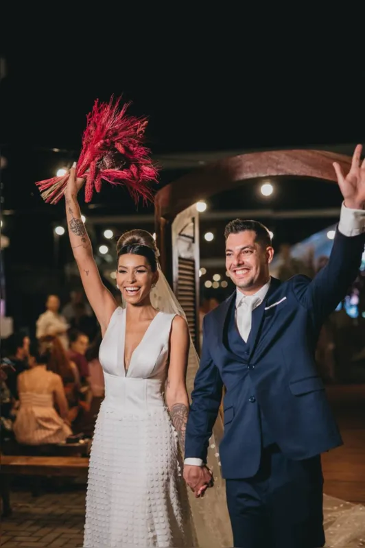 Um casamento foi encenado e celebrado, na ocasião