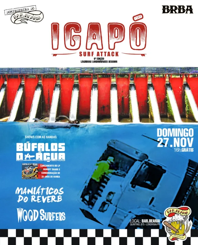 Imagem ilustrativa da imagem Búfalos D'água faz show de lançamento de vinil neste domingo