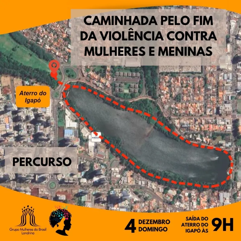 Imagem ilustrativa da imagem Caminhada pelo fim da violência contra mulheres acontece neste domingo
