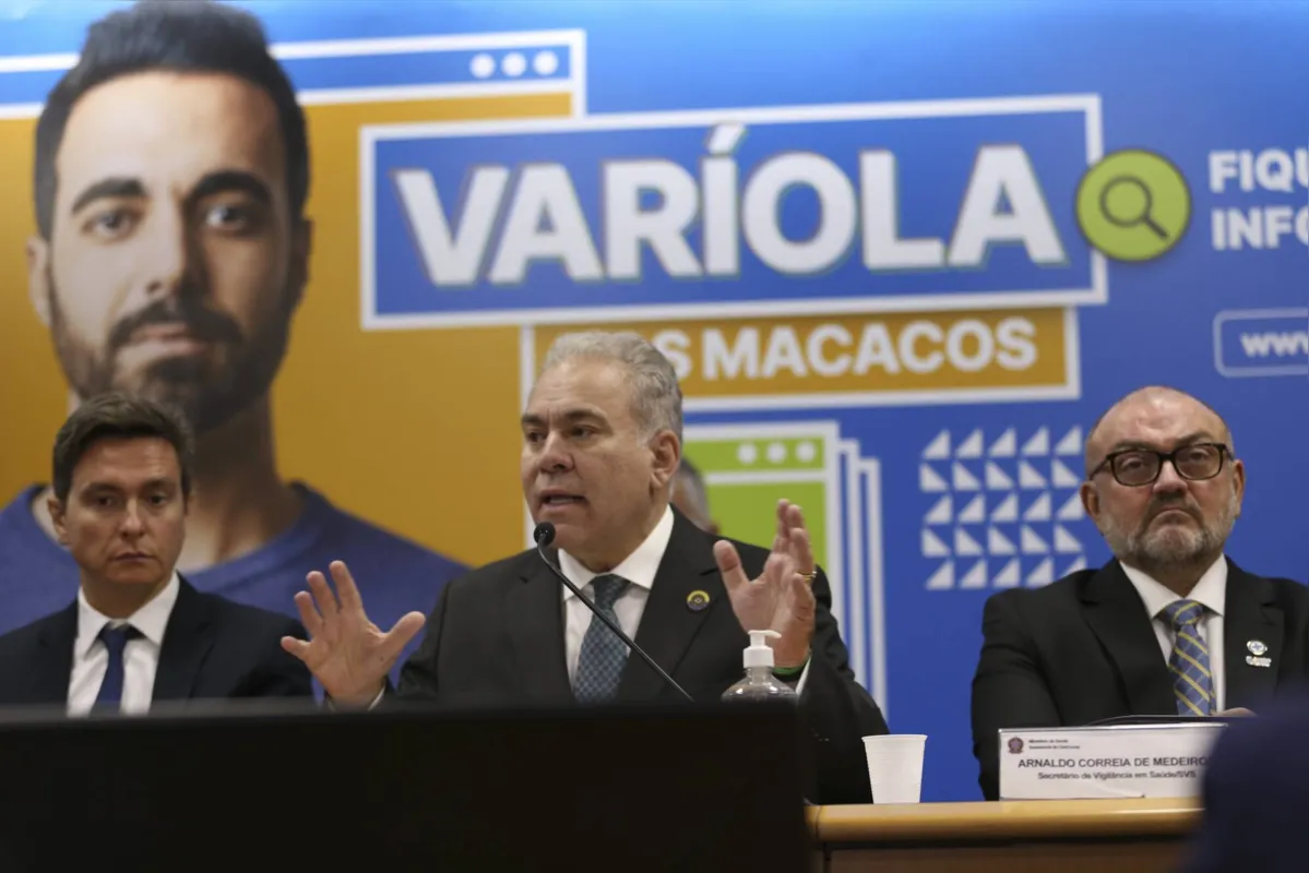 O ministro da Saúde, Marcelo Queiroga, convida a imprensa para o lançamento da Campanha Nacional de Prevenção à Varíola dos Macacos, nesta segunda-feira (22), em Brasília (DF).