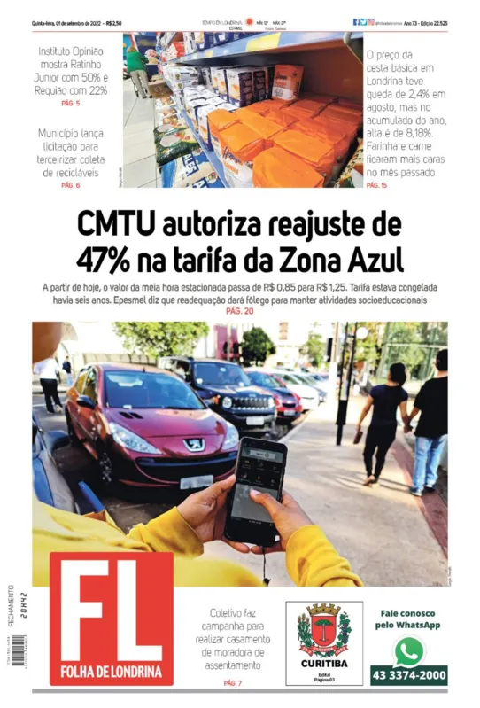 Imagem ilustrativa da imagem Capa 01/09/2022