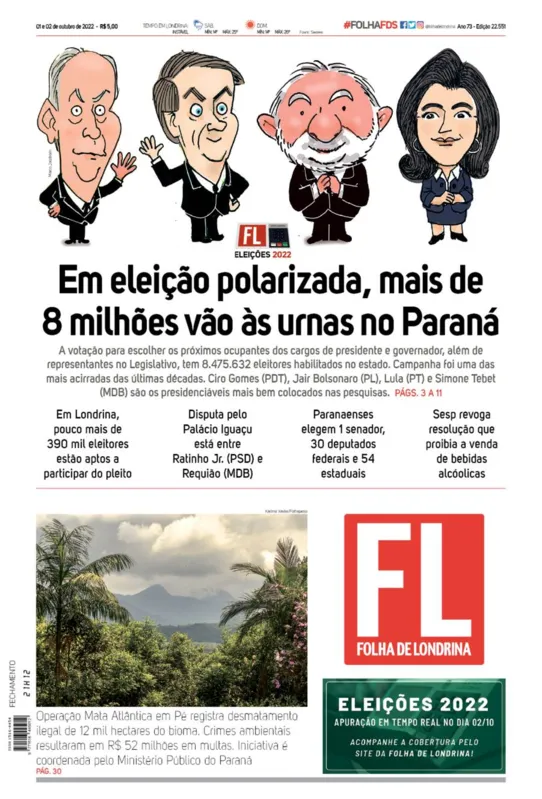 Imagem ilustrativa da imagem Capa 01/10/2022