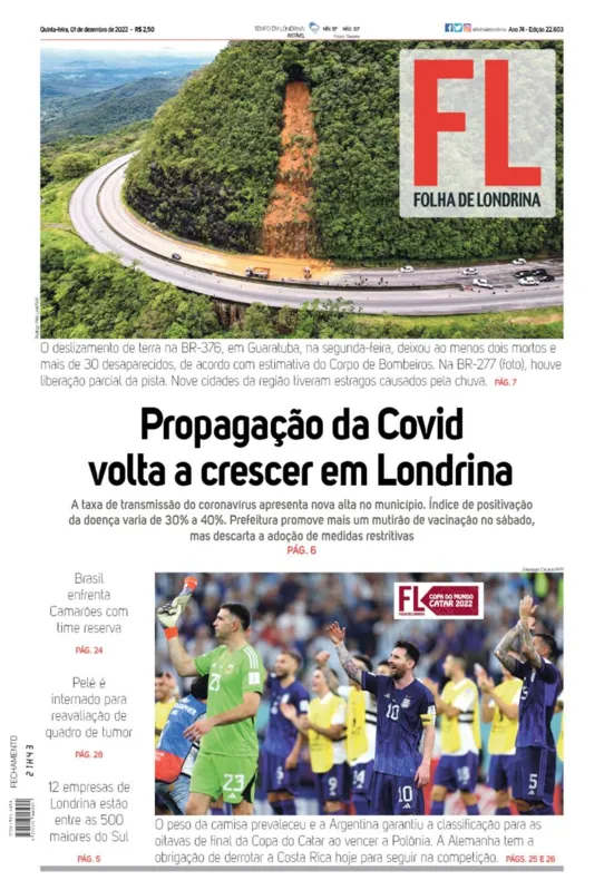 Imagem ilustrativa da imagem Capa 01/12/2022