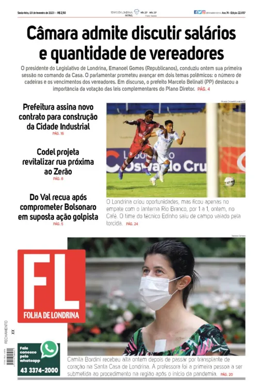 Imagem ilustrativa da imagem Capa 03/02/2023