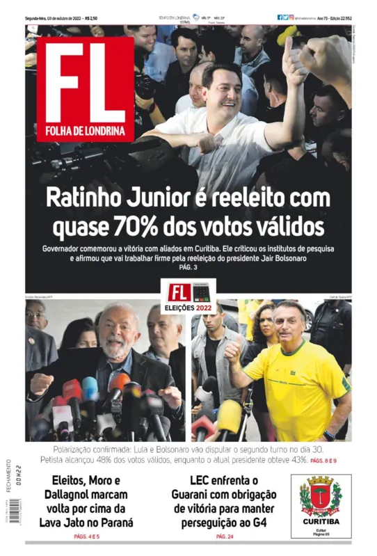 Imagem ilustrativa da imagem Capa 03/10/2022