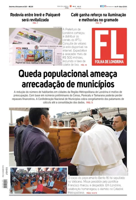 Imagem ilustrativa da imagem Capa 06/01/2023