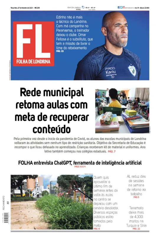 Imagem ilustrativa da imagem Capa 07/02/2023