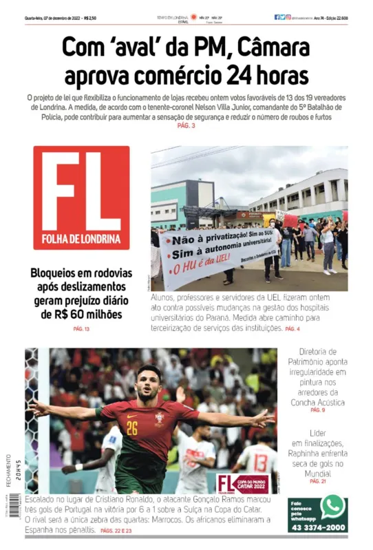 Imagem ilustrativa da imagem Capa 07/12/2022