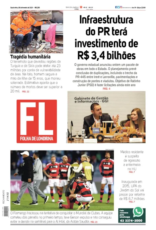 Imagem ilustrativa da imagem Capa 08/02/2023