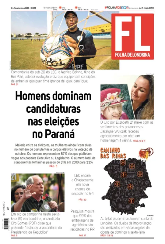 Imagem ilustrativa da imagem Capa 10/09/2022