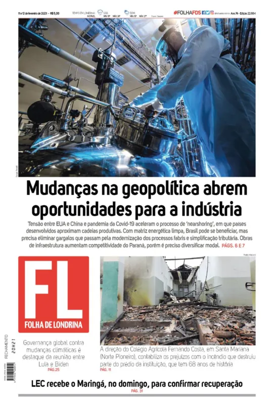 Imagem ilustrativa da imagem Capa 11/02/2023